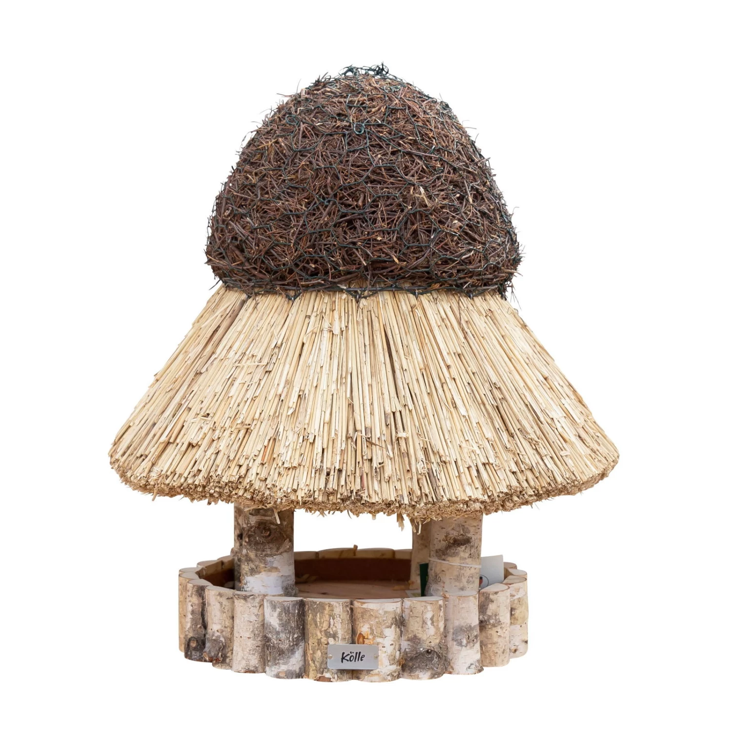 Kölle Reet Vogelhaus Amrum, Birke-natur, Höhe 58 Cm