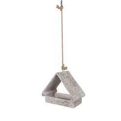 Futterhaus 'Aged Resin', Grau