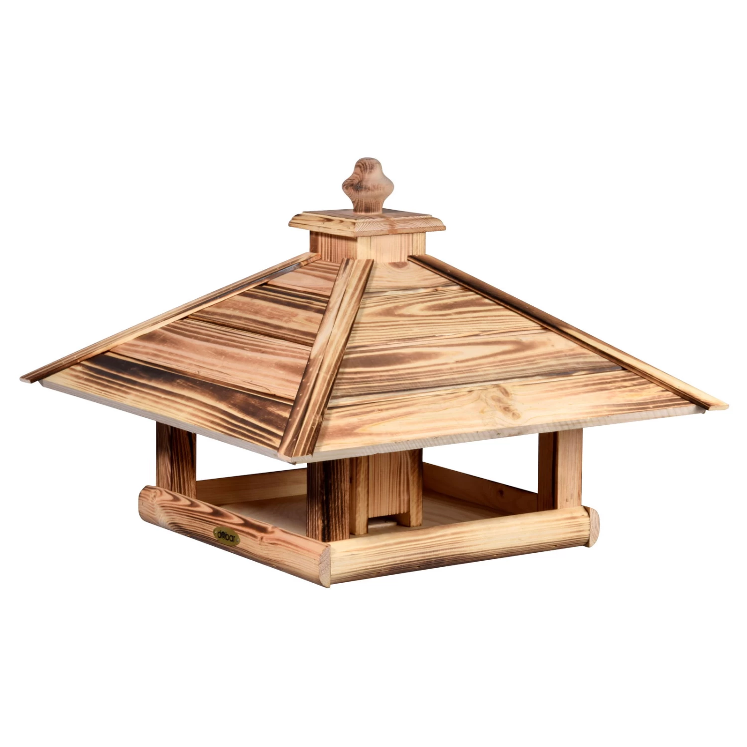 Kiefer-Vogelhaus 'Heat', Geflammt, 49 X 49 X 39 Cm – Bild 2