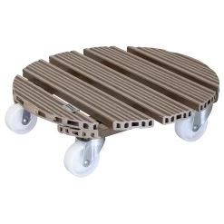 Multi Roller WPC, Tragkraft 150 Kg, Taupe, Ca. 11 X 39 X 39 Cm