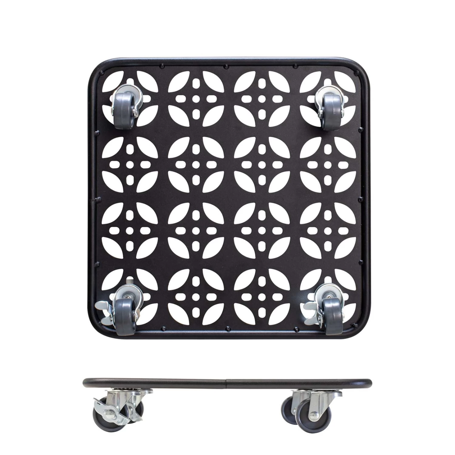 Pflanzenroller GH0936/0937, Tragkraft 80 Kg, Schwarz, Ø 30 Cm – Bild 5