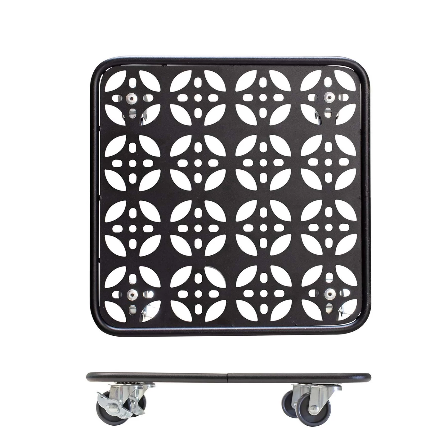 Pflanzenroller GH0936/0937, Tragkraft 80 Kg, Schwarz, Ø 30 Cm – Bild 4