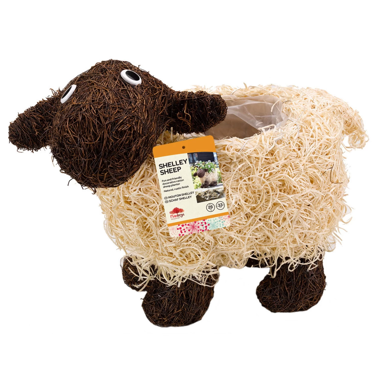 Pflanztopf 'Shelly Sheep', Ca. 26 X 35 X 15 Cm – Bild 3