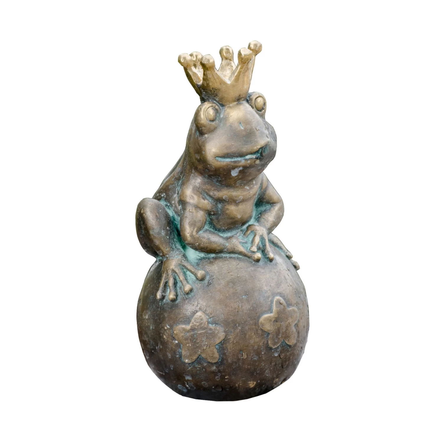 Froschkönig Leopold, Braun, Bronze, H 20 X 10 X 11 Cm – Bild 2