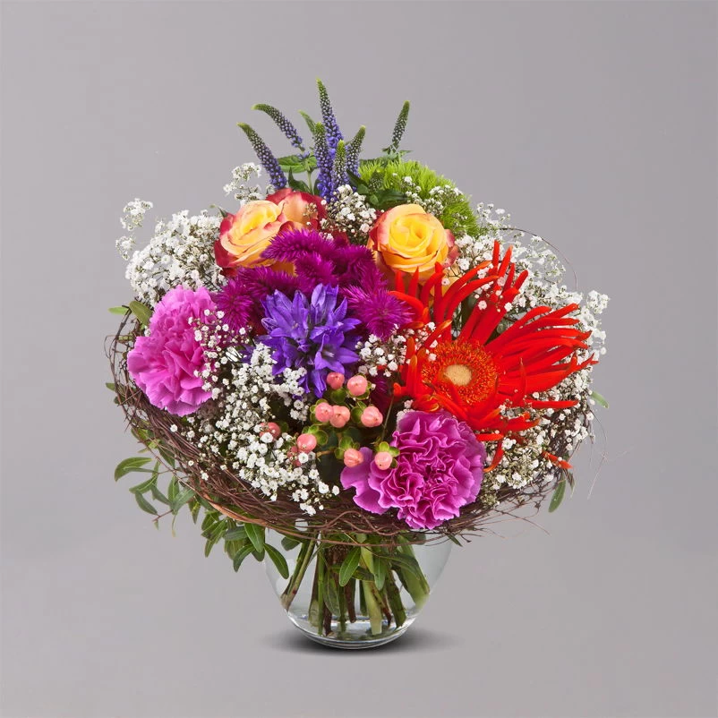 Blumenstrauß 'Happy Birthday!' Inkl. Gratis Grußkarte – Bild 2