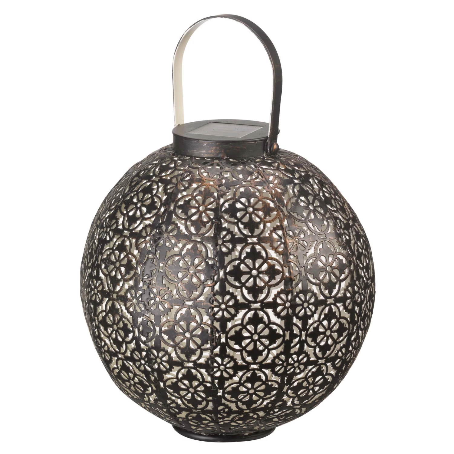 Solarlaterne "Damast", Kupfer, 23 X 22cm – Bild 2