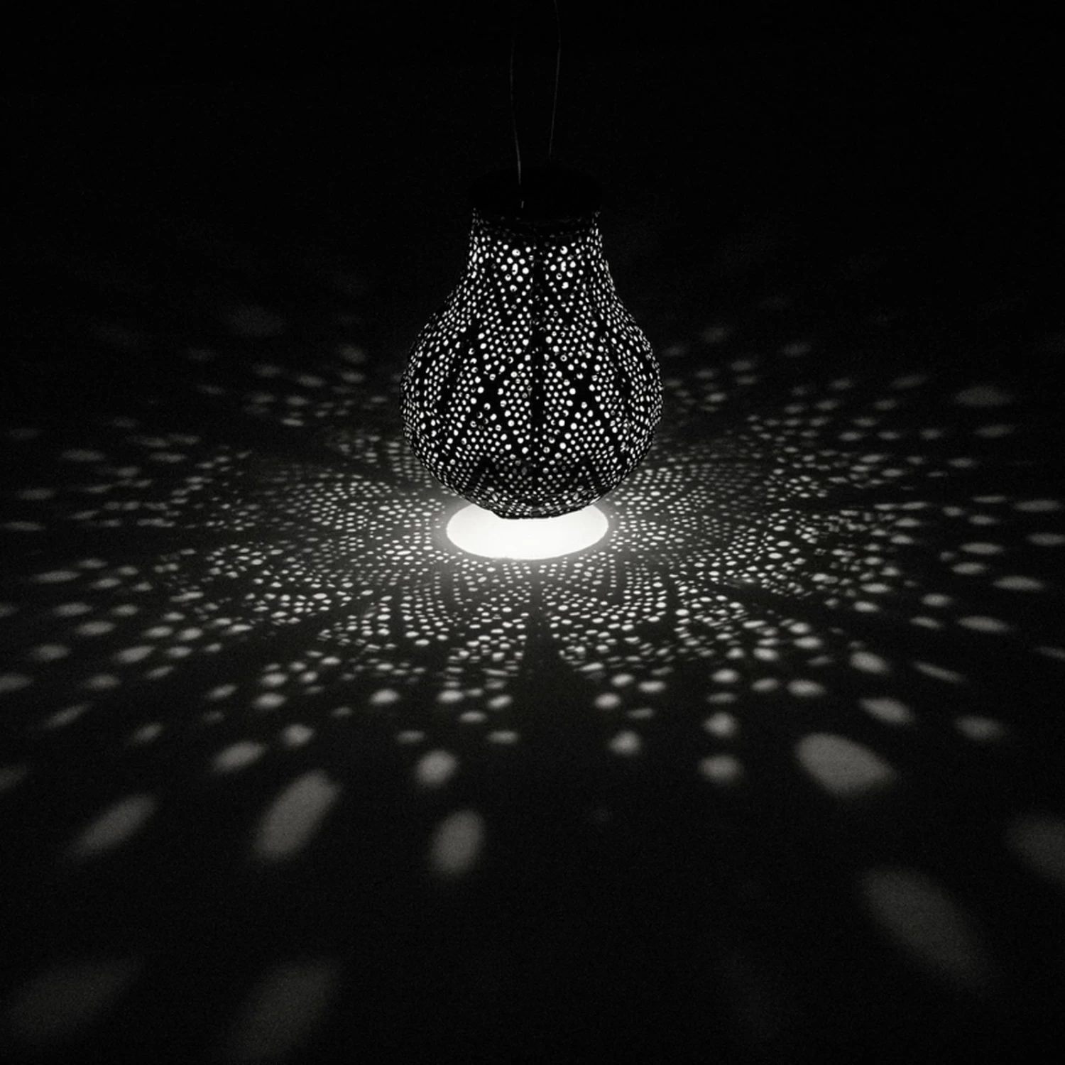 Solarlaterne 'Bulb 16', Petrol, Ø 16 X 20 Cm – Bild 3