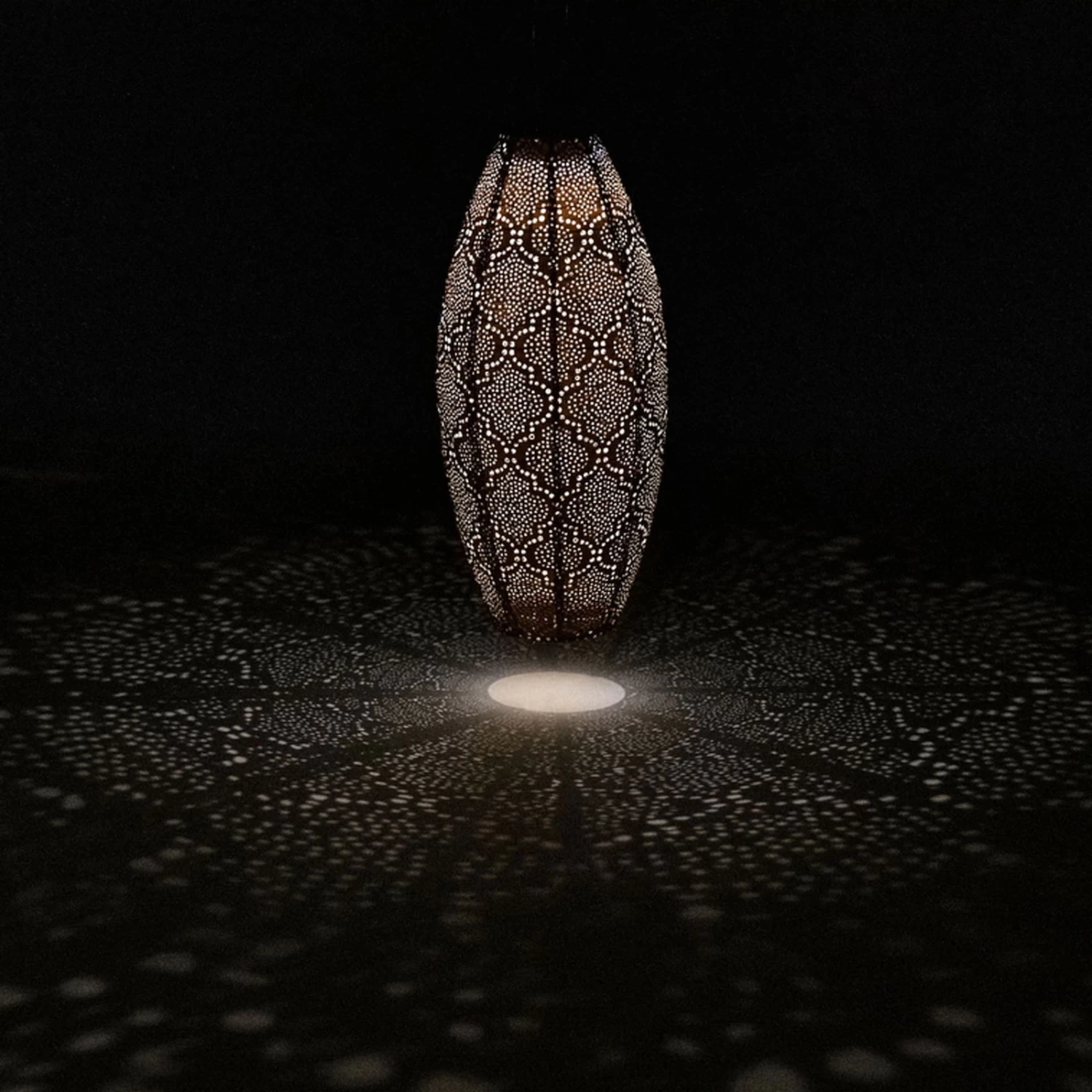 Solarlaterne 'Long Oval 20', Kupfer, Ø 20 X 45 Cm – Bild 3