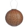 Solarlaterne 'Round', Kupfer, 28,9 X Ø30 Cm