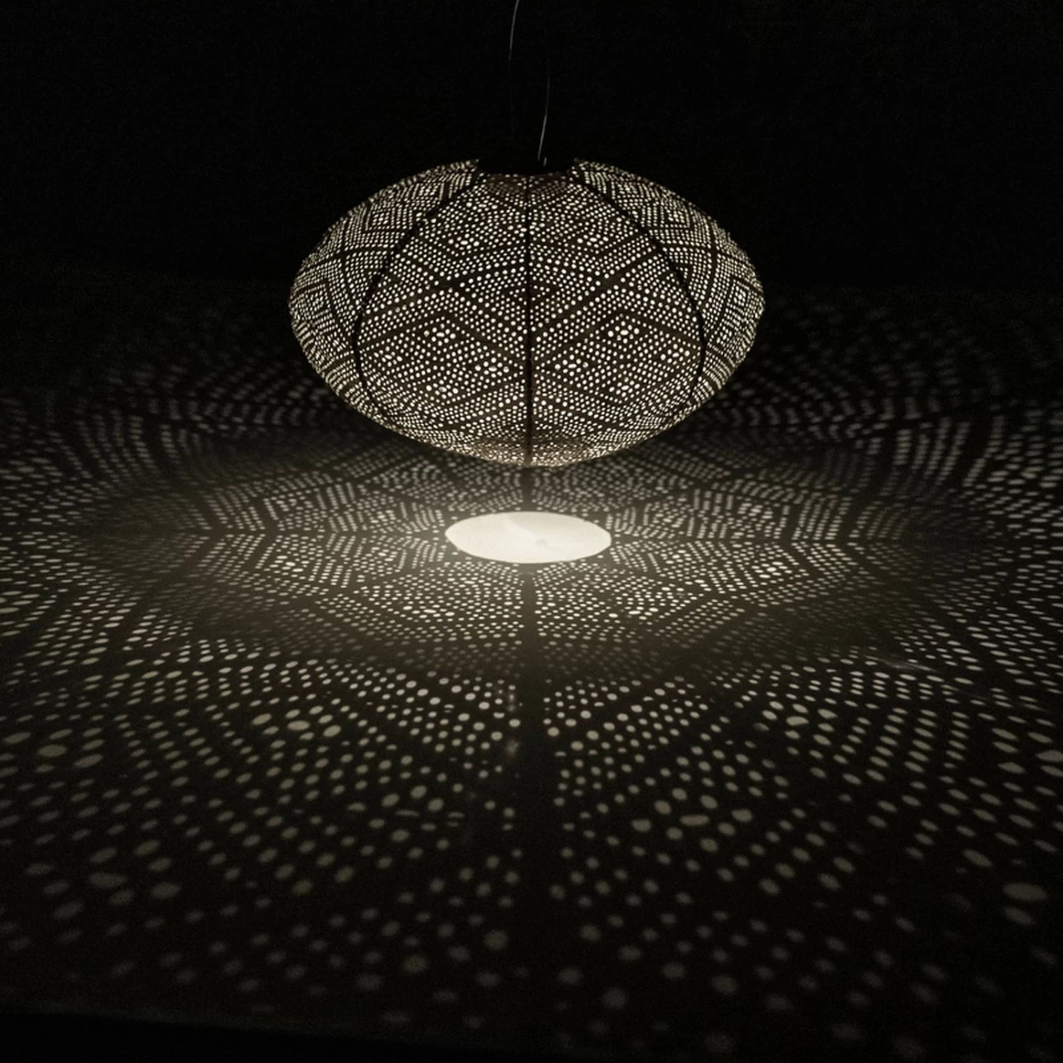 Solarlaterne 'Oval 40', Gold, Ø 40 X 27 Cm – Bild 2