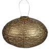 Solarlaterne 'Oval 40', Gold, Ø 40 X 27 Cm