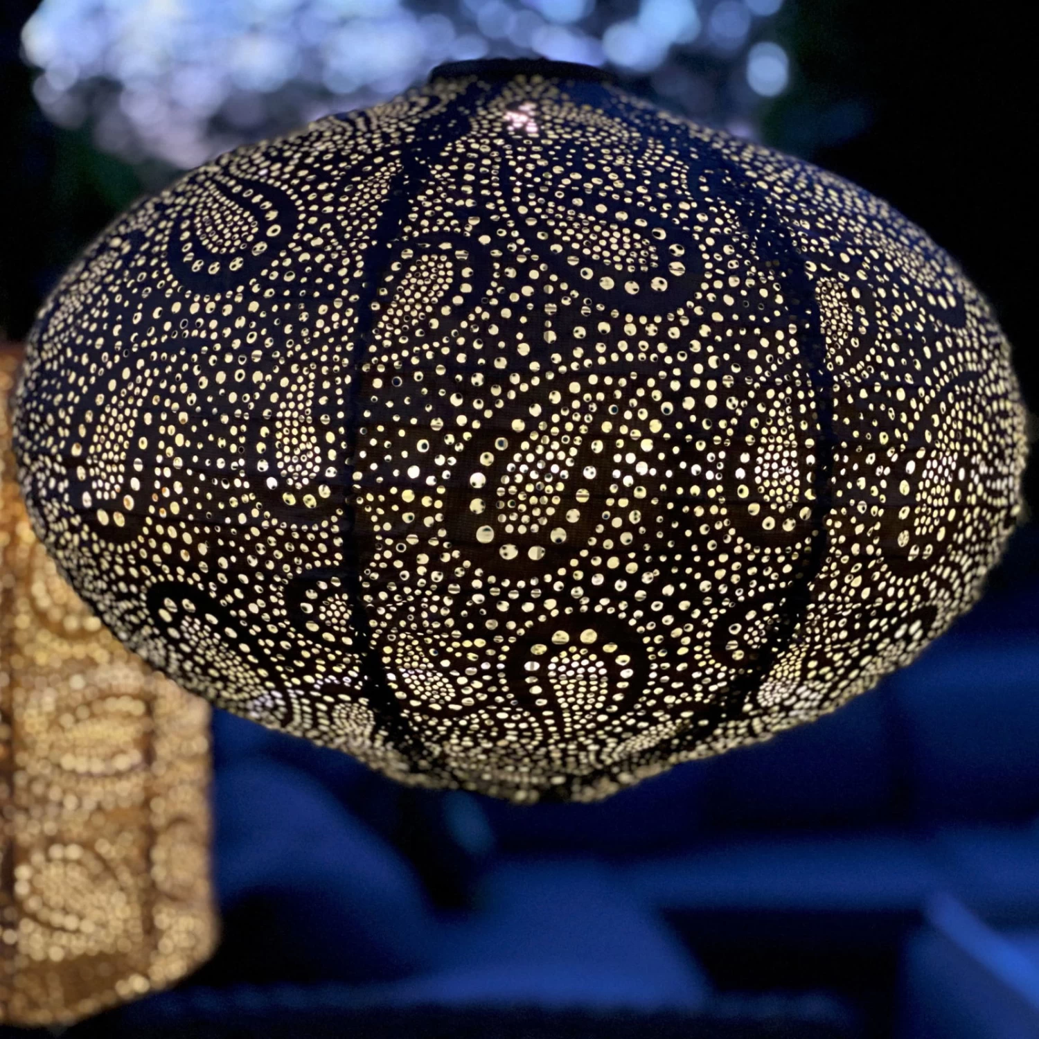 Solarlaterne 'Oval 40', Taupe, Ø 40 X 27 Cm – Bild 2