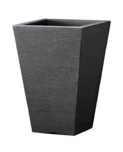 Pflanzgefäß "Capri" Quadratisch, Anthrazit