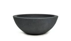 Pflanzschale "Leila" Rund, Anthrazit, Ø Ca. 52 Cm, Höhe Ca. 20 Cm, Füllvolumen 24 L