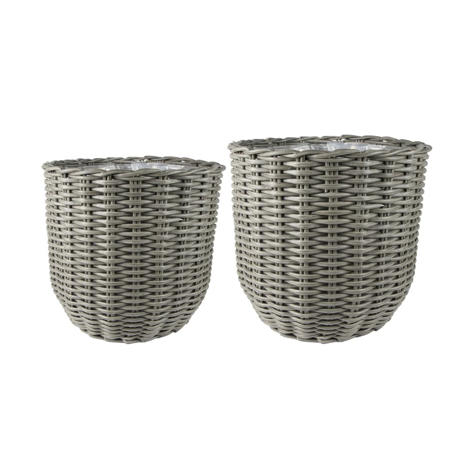 Kölle Pflanzkorb Jente, Grau, D 35 X H 30 Cm – Bild 2