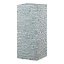 Pflanzgefäß 'Muretto High', Grau, L 26 X B 26 X H 60 Cm