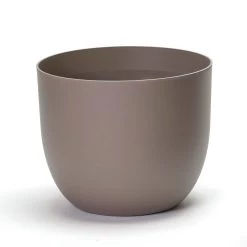 Pflanzkübel 'Rio', Taupe, Ø 34 X H 28 Cm