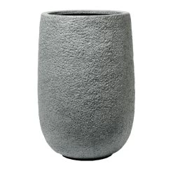 Pflanzgefäß Rock Line Lenham, Granitgrau, Ø 35 X H 53 Cm