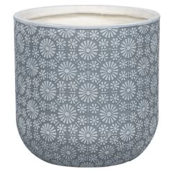 Pflanzgefäß 'Chester 02', Hellgrau