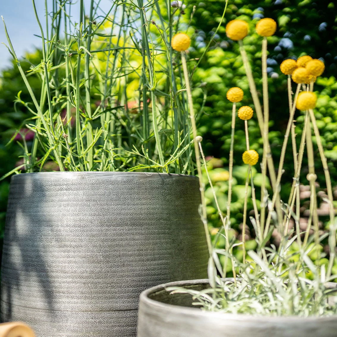 Pflanzgefäß 'Rowen', Silber, Ø 47 X H 82 Cm – Bild 4