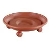Wagner Multi Pflanzenroller "Serie K" Terracotta, Mit 3 Doppelrollen, Ø Ca. 35 Cm