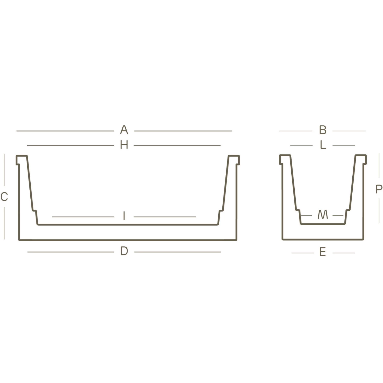 Euro 3 Plast Pflanzkübel "Tere" Terra, Ca. 45 Cm, Erdvol. 51 L – Bild 2