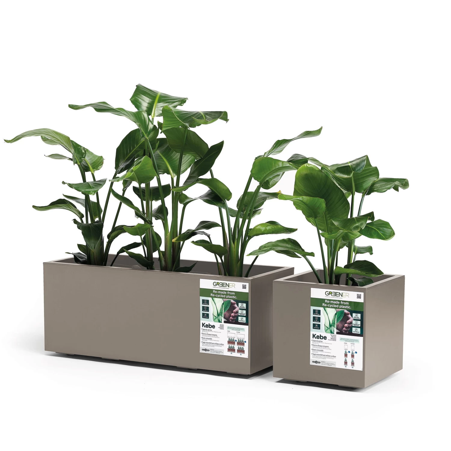 Pflanzkasten 'Kebe', Taupe, 102 Liter, 39,5 X 99,5 X 39,5 Cm – Bild 2
