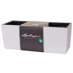 LECHUZA Balkonkasten 'Balconera Color 50', Lichtgrau, 50 X 19 X 19 Cm