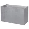 Pflanzkasten 'Basalt Hutch High', Betongrau, 99,5 X 39,5 X H 60 Cm