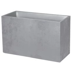 Pflanzkasten 'Basalt Hutch High', Betongrau, 99,5 X 39,5 X H 60 Cm