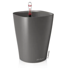 Lechuza Deltini Premium, Anthrazit-metallic, All-in-One-Set