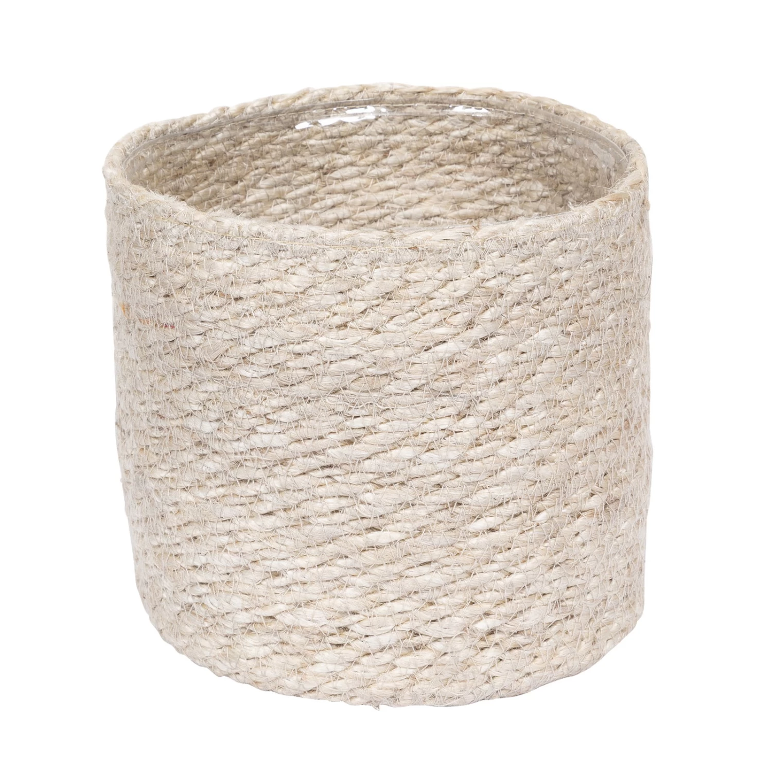 Korb 'Atlantic' Aus Naturfaser Mit Folieneinsatz, Creme, 20 Cm – Bild 2