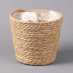 Seegraskorb 'Osaka' Mit Folieneinsatz, Natur, 21 Cm Ø, 2er-Set