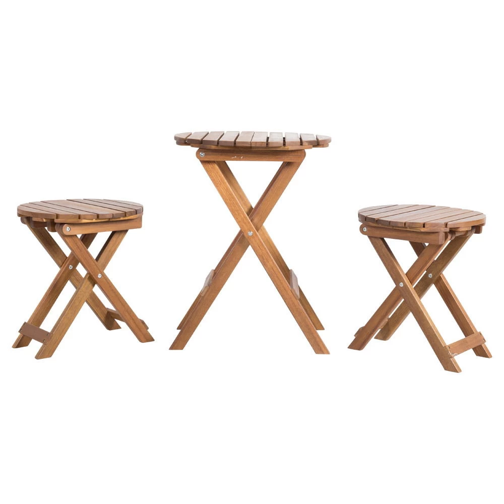 Kölle Hocker 'Moon' Klappbar, Ø Ca. 40 Cm, Aus FSC®-Akazienholz