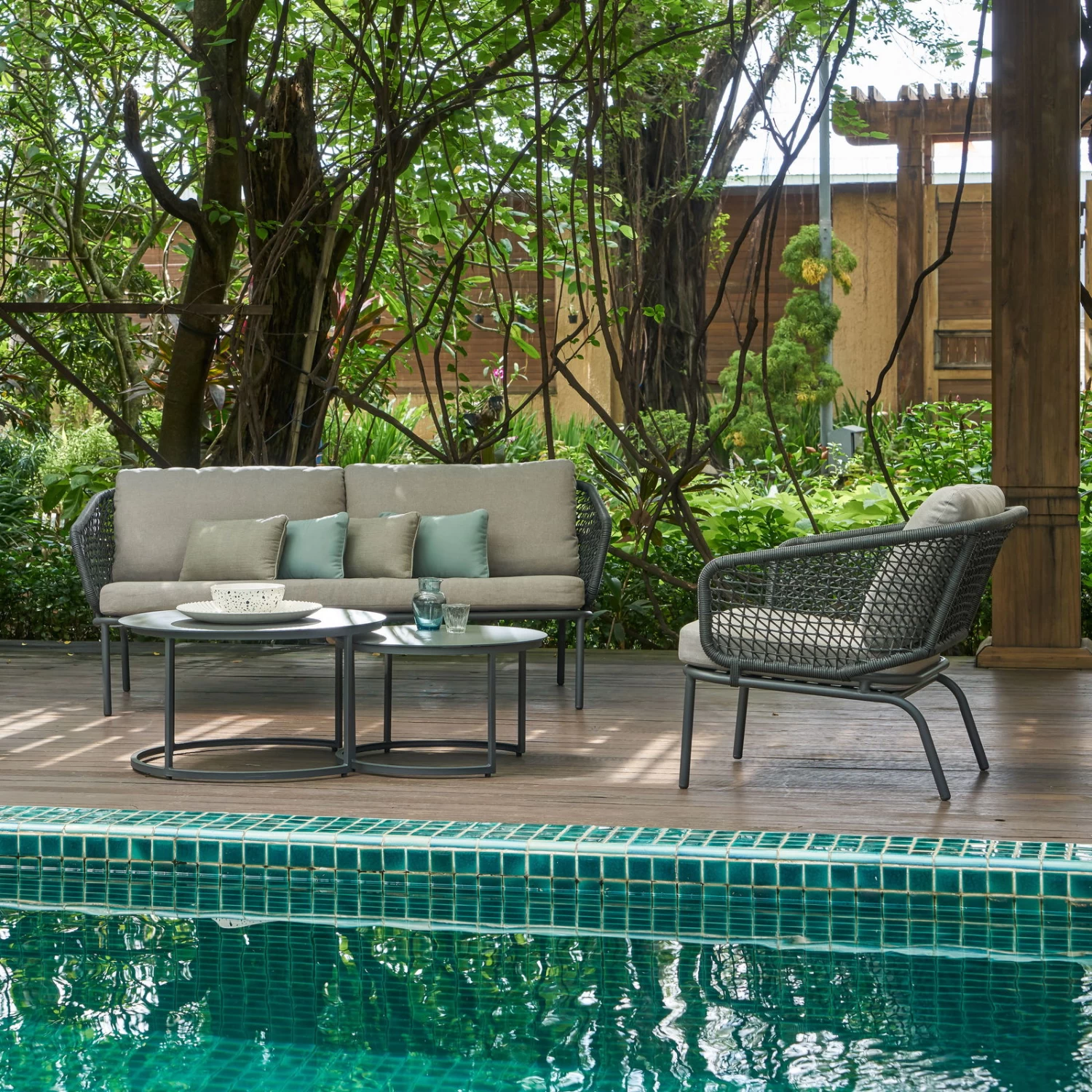 Lounge-Set 'Eagle', 5-teilig – Bild 5