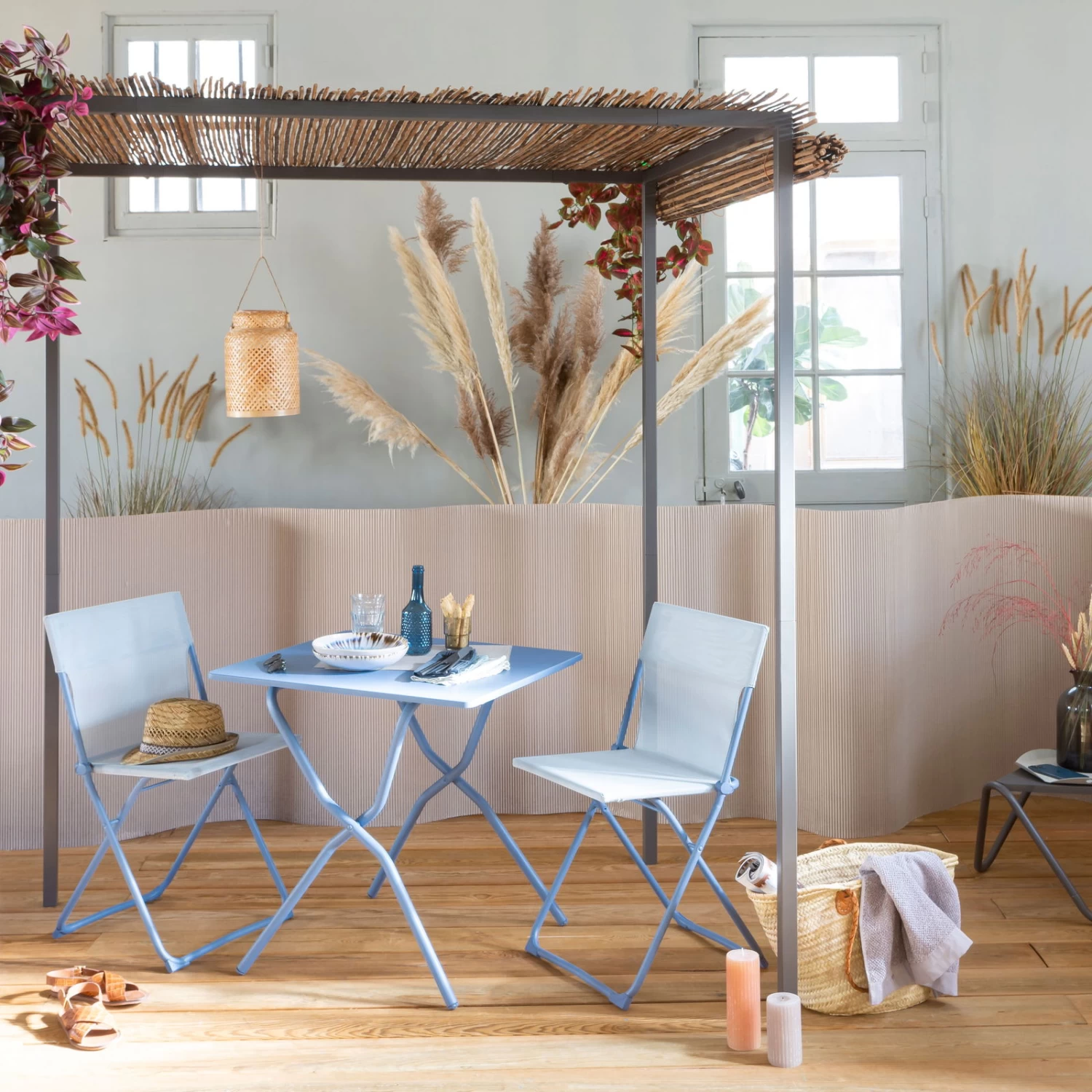 Lafuma Klappstuhl 'Chaise Balcony II', Blau, Ca. 83 X 44 X 48 Cm – Bild 4