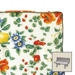 Best Sitzauflage 0612 Für Korbbank Madelene, Ca. 98x48x5 Cm