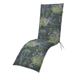 Doppler Relaxauflage '2913', Grün-blau-natur, Ca. 170 X 48 X 6 Cm