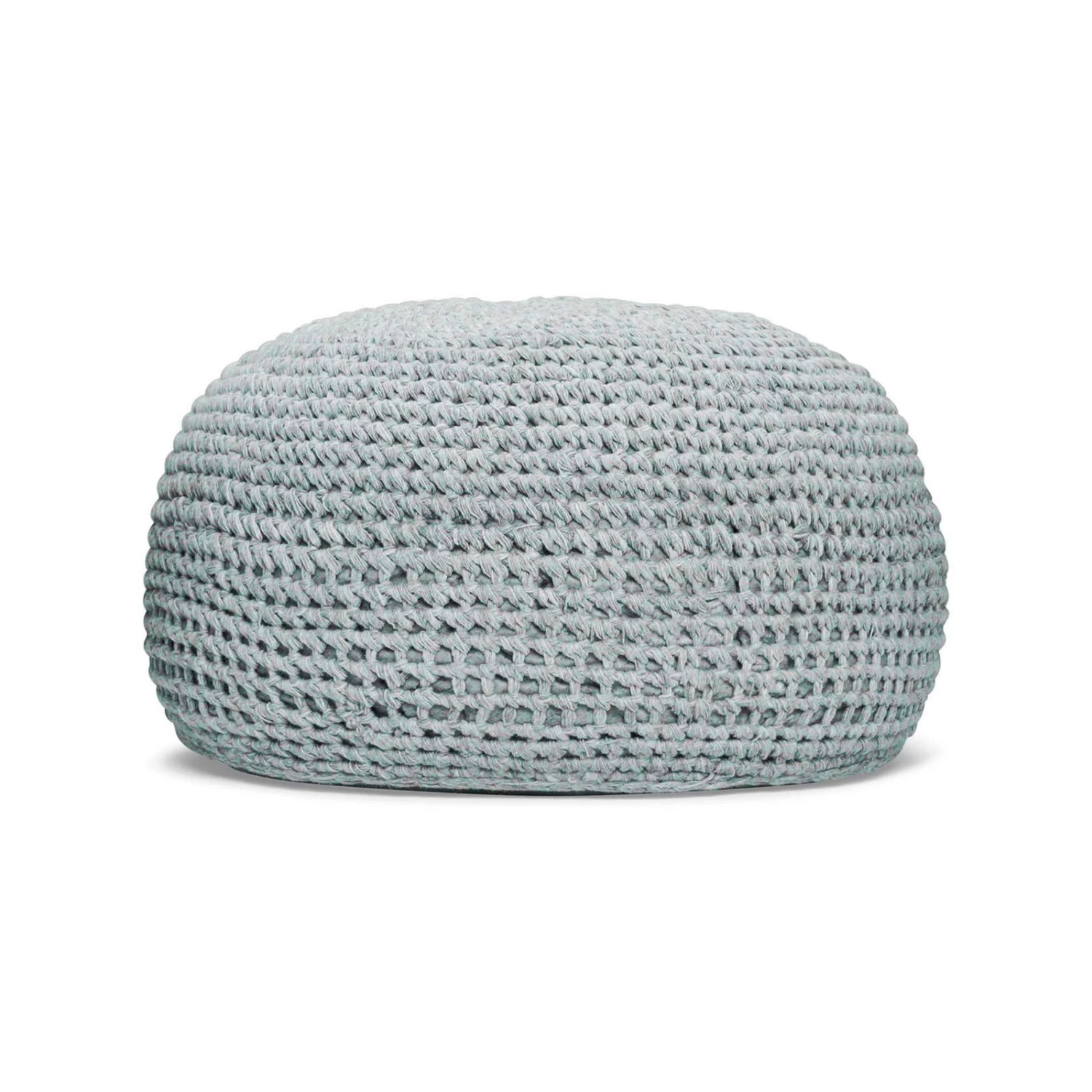Best Pouf 'Ronda', Soft Blue, Ca. 55 X 55 X 41 Cm