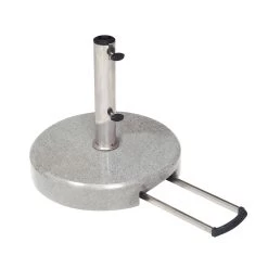 Kölle Trolley Granit-Schirmständer, Rund, Mit Rollen, Ø 45 Cm