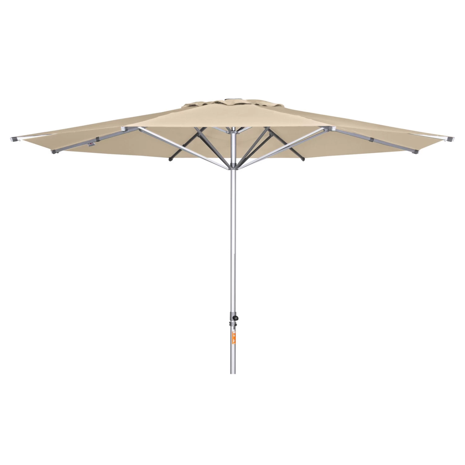 Doppler Sonnenschirm 'Alu-Expert Teleskop', Ø 400 Cm, Natur