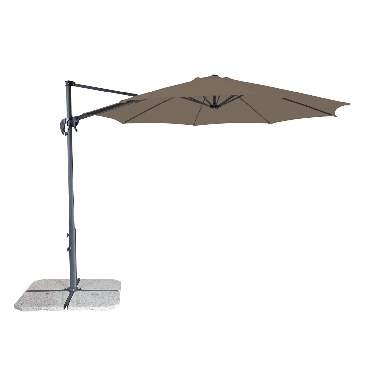 Doppler Pendelschirm 'Ravenna Smart 300', Um 360° Drehbar, Ø 300 Cm – Bild 2