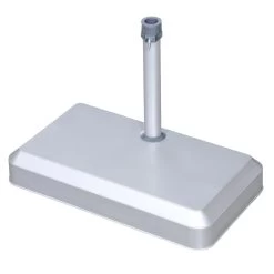 Doppler Balkonschirmständer, 20 Kg, Silber