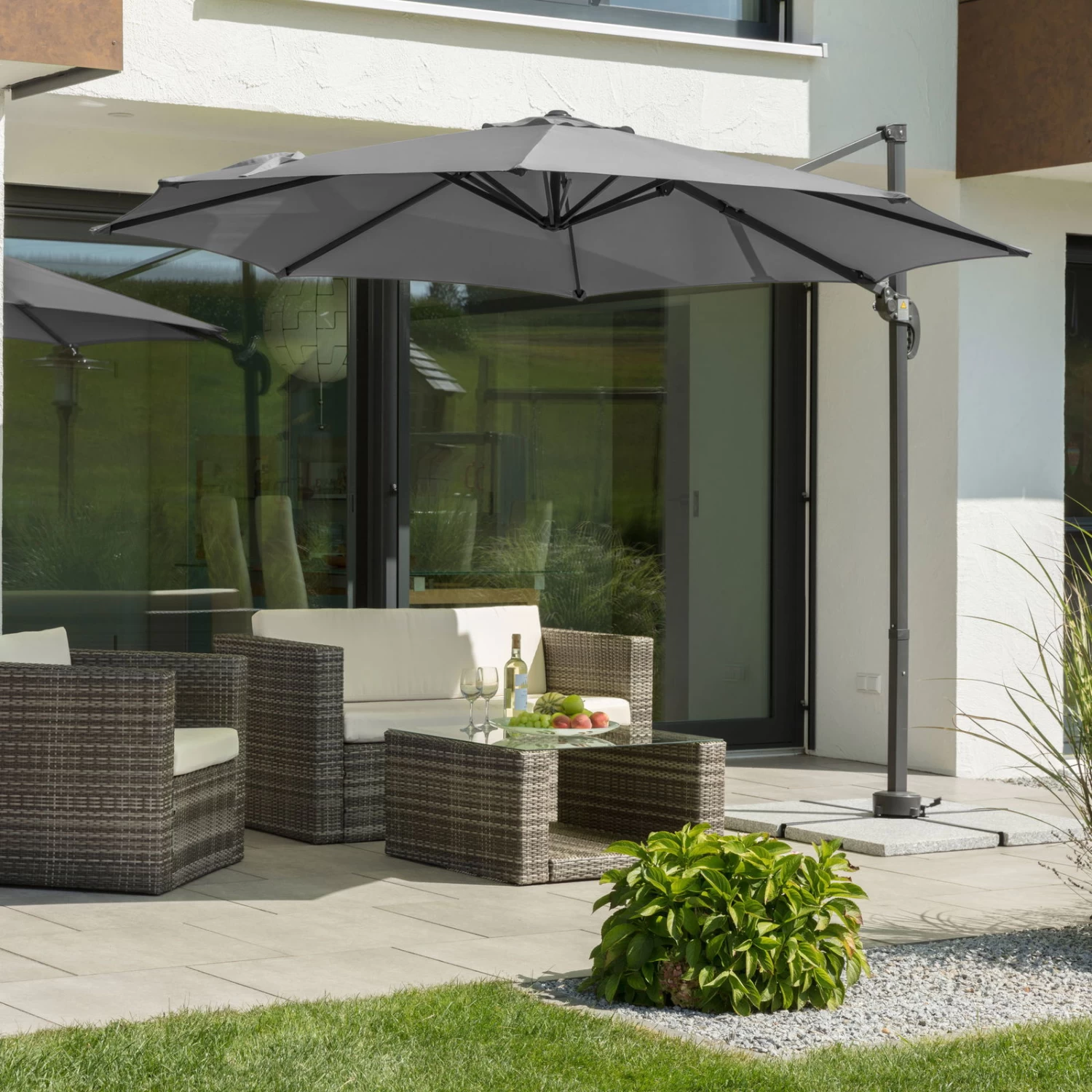 Schneider Sonnenschirm 'Rhodos Junior', Ø 300 Cm – Bild 10