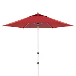 Doppler Sonnenschirm 'Expert Auto Tilt 280', Bordeaux, Ø 280 Cm