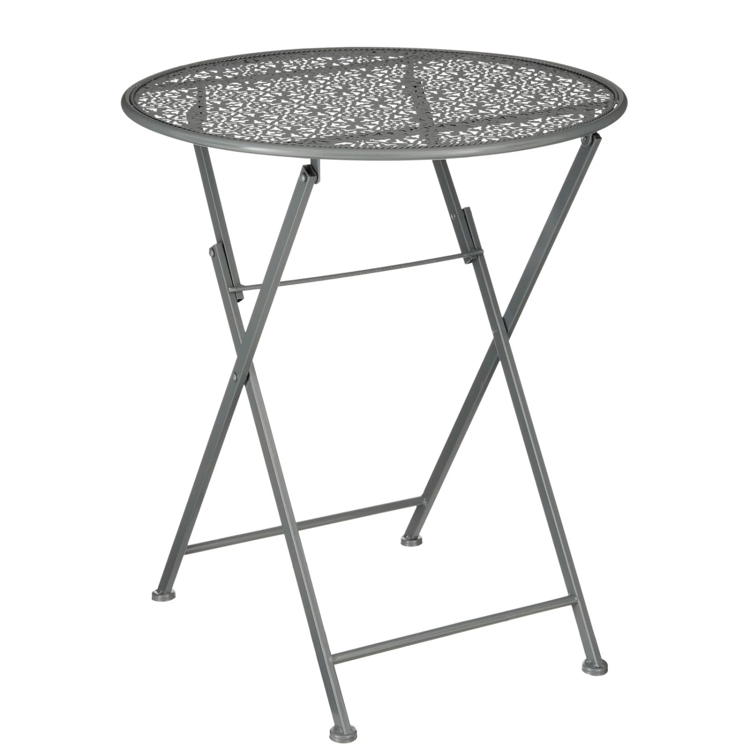 Klapptisch 'Thalia', Dunkelgrau, Ca. Ø60 X H70 Cm