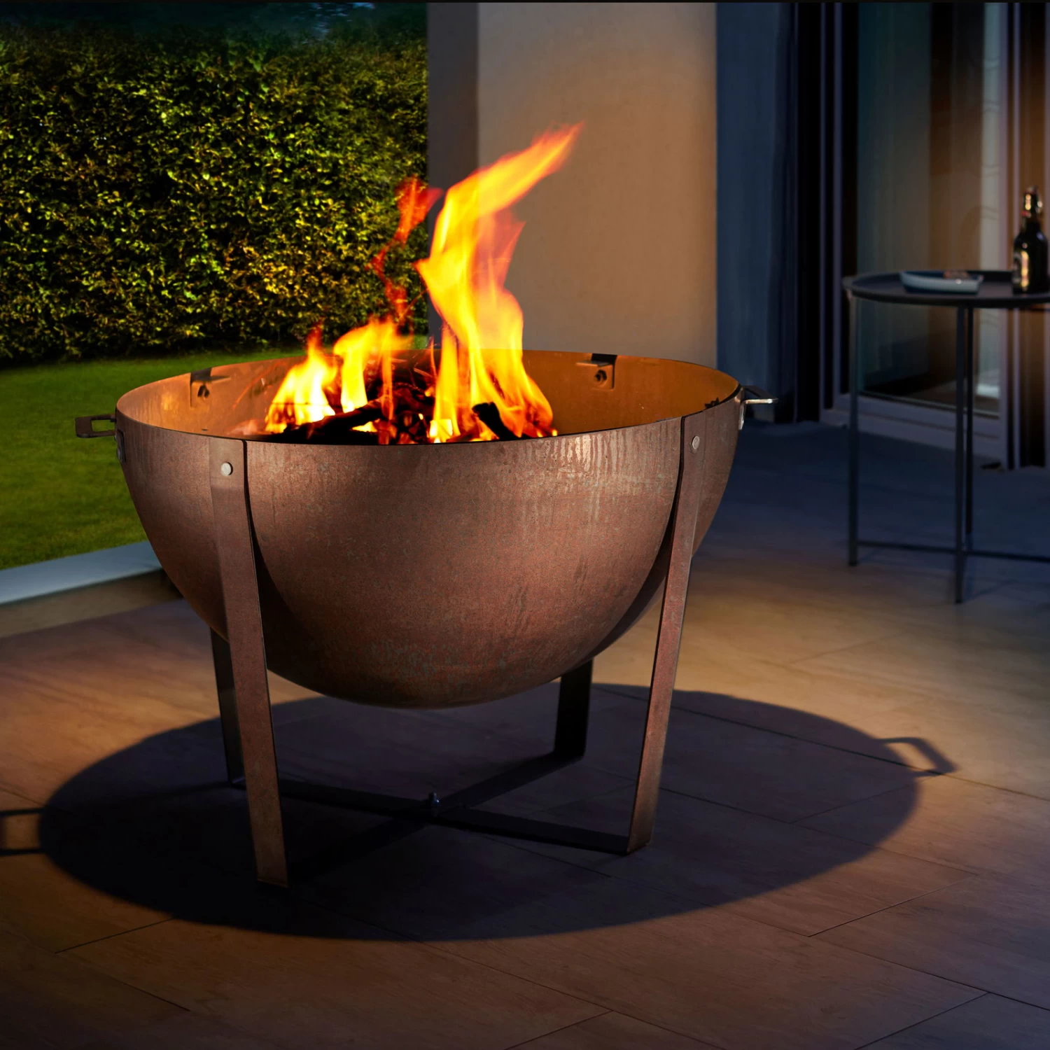 Feuerschale 'Dakota', Rostfarben, Ca. 60 X Ø 80 Cm – Bild 6
