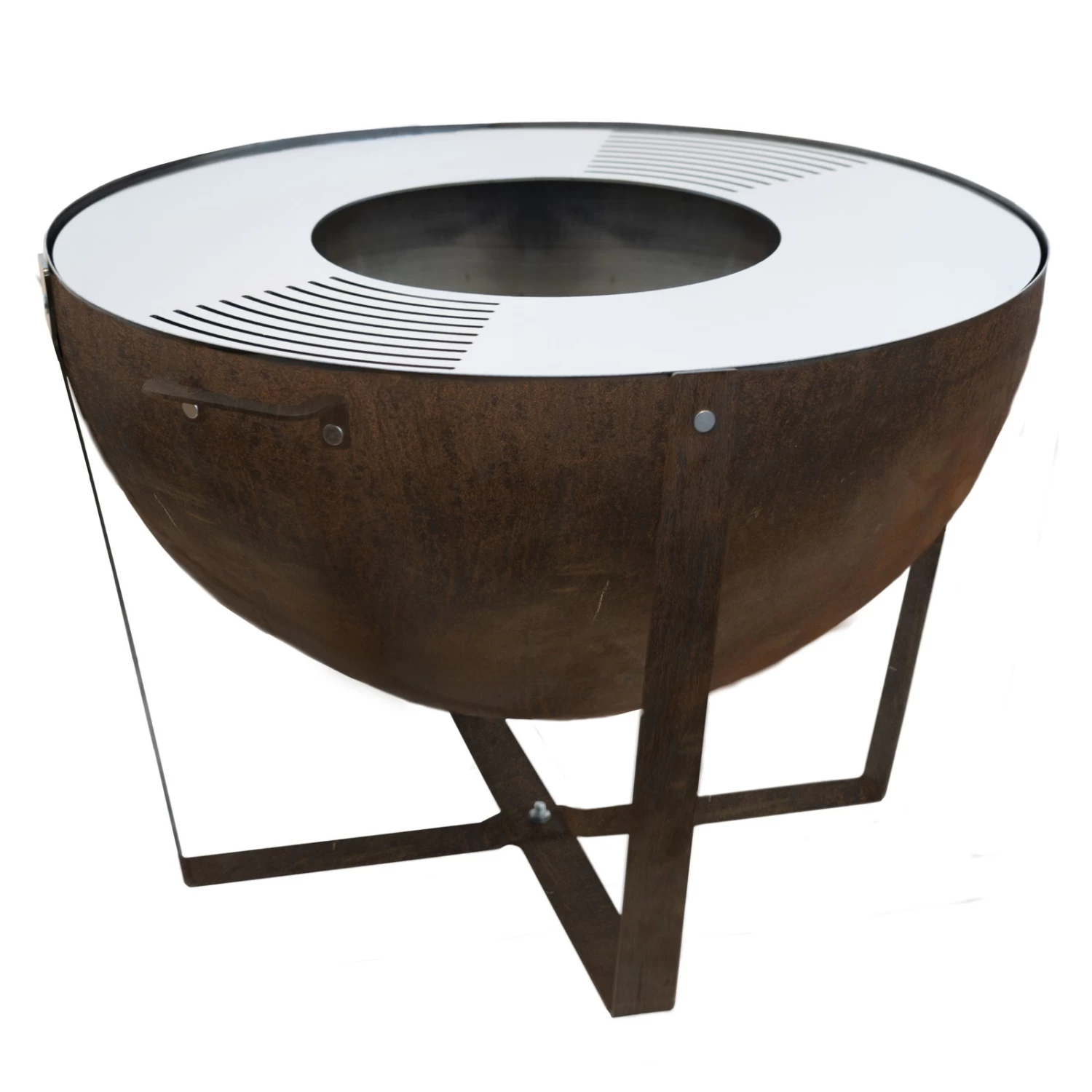 Feuerschale 'Dakota', Rostfarben, Ca. 60 X Ø 80 Cm – Bild 3