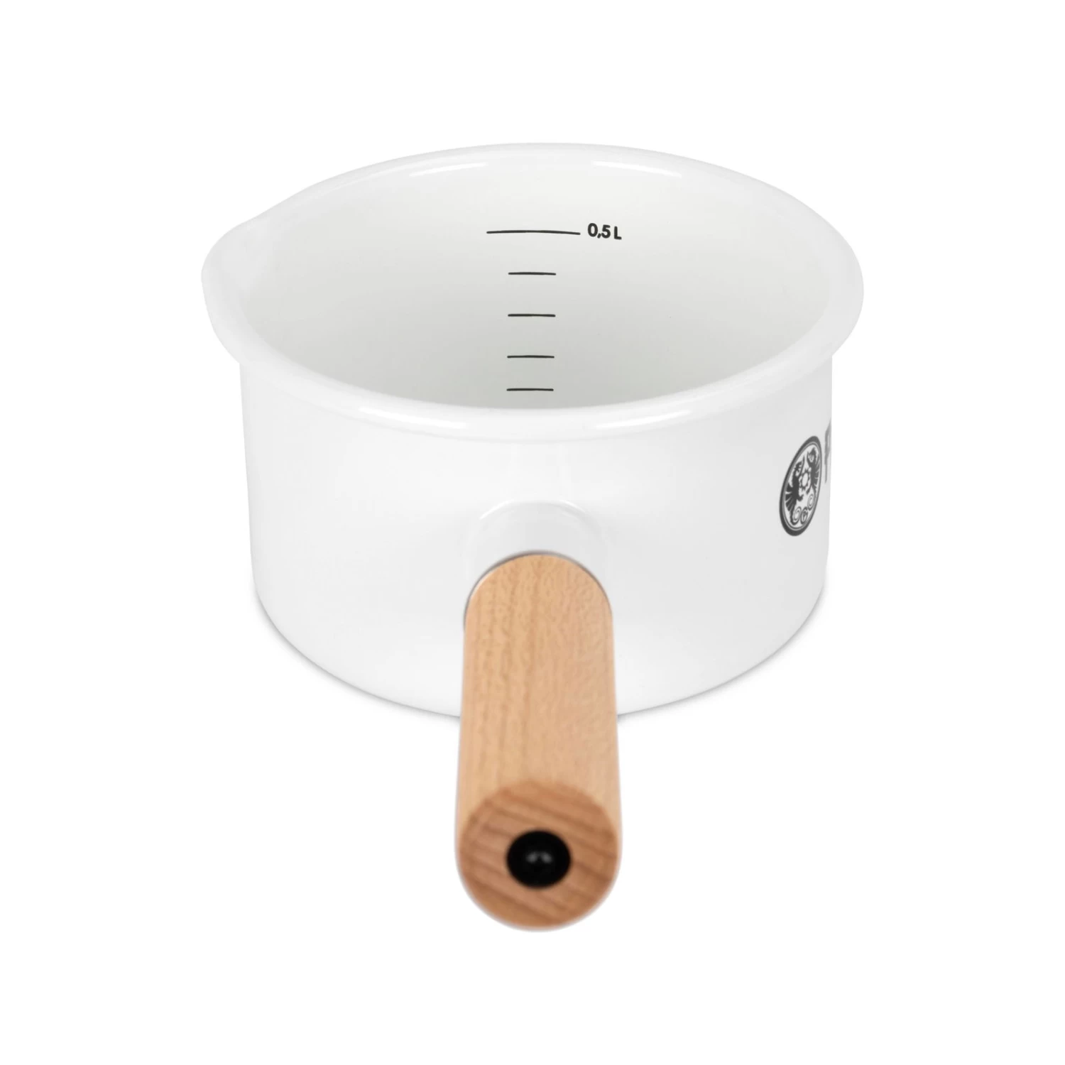 Petromax Stieltopf, Weiß, Edelstahl/Holz, Ca. 500 Ml – Bild 3