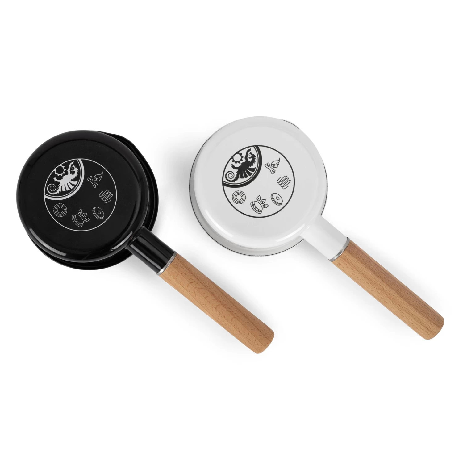 Petromax Stieltopf, Weiß, Edelstahl/Holz, Ca. 500 Ml – Bild 4